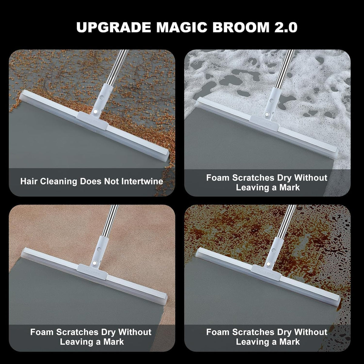 3-in-1 Hydro-Glide Silicone Cleaning Wand